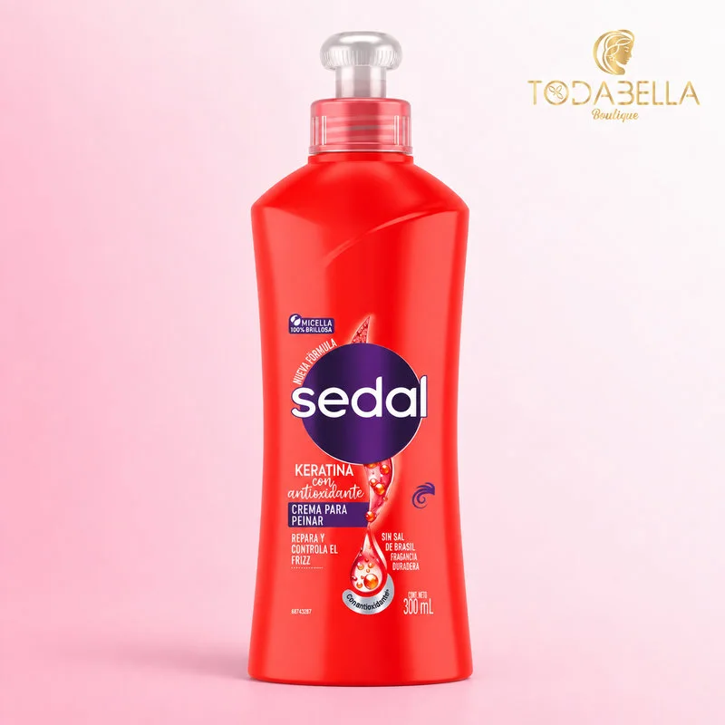 Crema Para Peinar Sedal Keratina Antioxidante